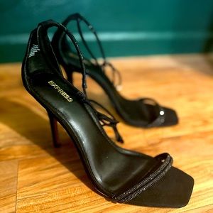 Strappy Black Sandals Express